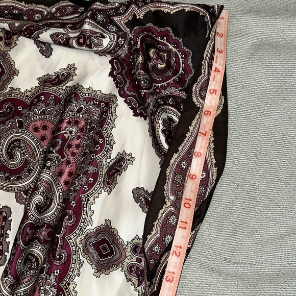 BCX Faux  Silk Scarf Blouse - Picture 9 of 9